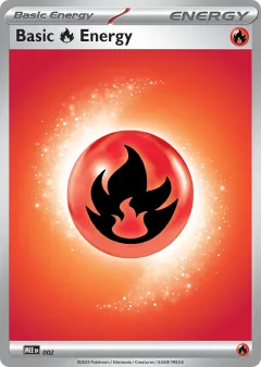 Basic Fire Energy Promo and other card from Mega Evolution Energies