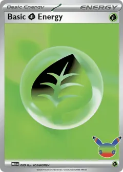 Basic Grass Energy Common card from Mega Evolution Energies