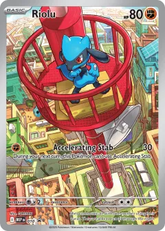 Riolu Promo card from Mega Evolution Black Star Promos