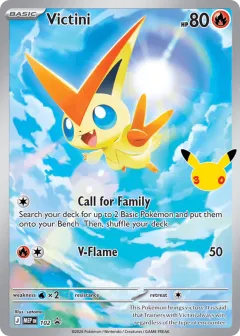 Victini Promo card from Mega Evolution Black Star Promos