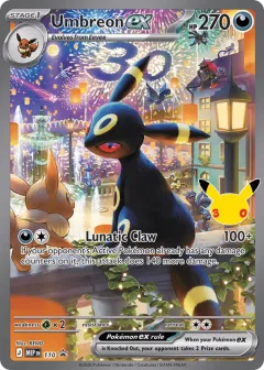 Umbreon ex Promo card from Mega Evolution Black Star Promos