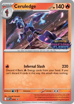Ceruledge Promo card from Mega Evolution Black Star Promos