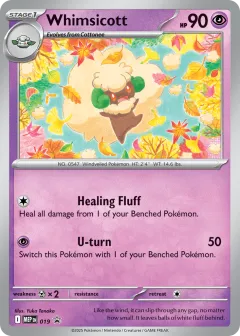 Whimsicott Promo card from Mega Evolution Black Star Promos