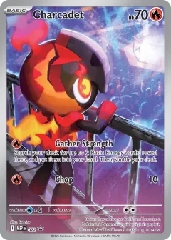 Charcadet Promo card from Mega Evolution Black Star Promos