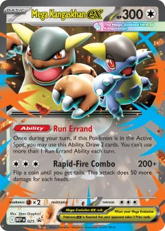 Mega Kangaskhan ex Promo card from Mega Evolution Black Star Promos