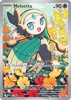 Meloetta Promo card from Mega Evolution Black Star Promos