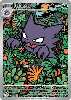 Haunter Promo card from Mega Evolution Black Star Promos