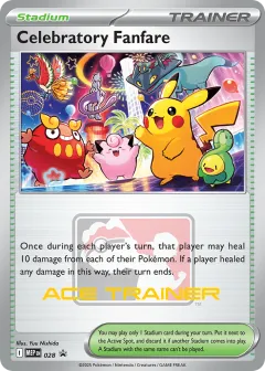 Celebratory Fanfare Promo card from Mega Evolution Black Star Promos