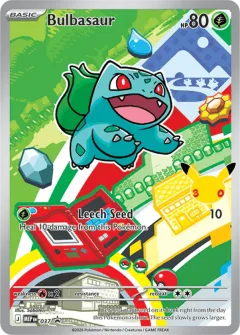 Bulbasaur Promo card from Mega Evolution Black Star Promos