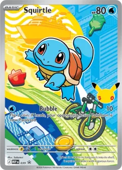 Squirtle Promo card from Mega Evolution Black Star Promos