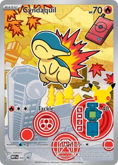 Cyndaquil Promo card from Mega Evolution Black Star Promos
