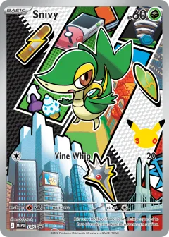 Snivy Promo card from Mega Evolution Black Star Promos