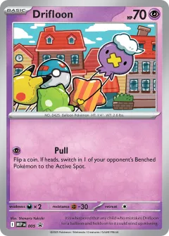 Drifloon Promo card from Mega Evolution Black Star Promos