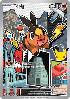 Tepig Promo card from Mega Evolution Black Star Promos