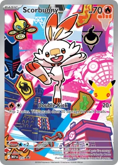 Scorbunny Promo card from Mega Evolution Black Star Promos