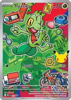 Treecko Promo card from Mega Evolution Black Star Promos