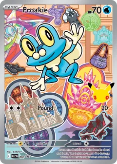 Froakie Promo card from Mega Evolution Black Star Promos