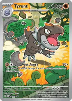 Tyrunt Promo card from Mega Evolution Black Star Promos