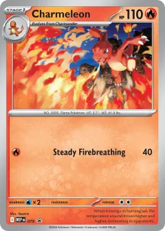 Charmeleon Promo card from Mega Evolution Black Star Promos