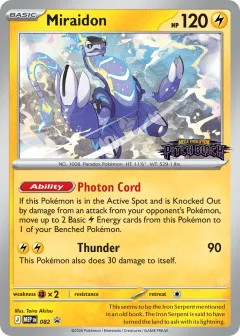 Miraidon Promo card from Mega Evolution Black Star Promos