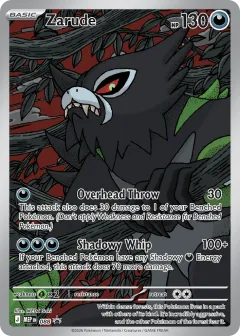 Zarude Illustration Rare card from Mega Evolution Black Star Promos
