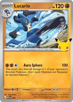 Lucario Promo card from Mega Evolution Black Star Promos