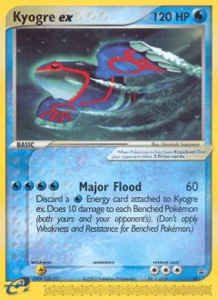 Kyogre ex Promo card from Nintendo Black Star Promos