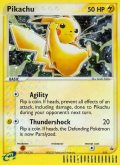 Pikachu Promo card from Nintendo Black Star Promos