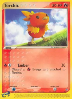 Torchic Promo card from Nintendo Black Star Promos