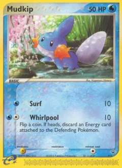 Mudkip Promo card from Nintendo Black Star Promos