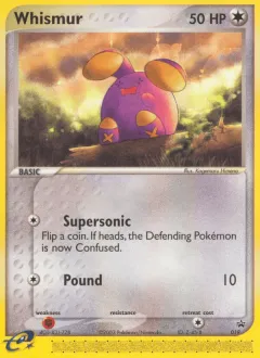 Whismur Promo card from Nintendo Black Star Promos