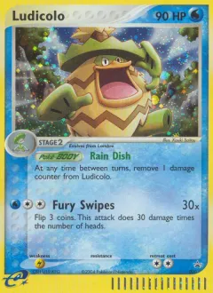 Ludicolo Promo card from Nintendo Black Star Promos