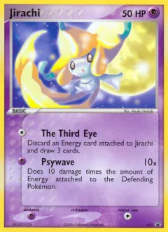 Jirachi Promo card from Nintendo Black Star Promos