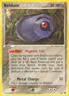 Beldum Promo card from Nintendo Black Star Promos