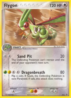 Flygon Promo card from Nintendo Black Star Promos