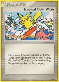 Tropical Tidal Wave Promo card from Nintendo Black Star Promos