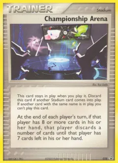 Championship Arena Promo card from Nintendo Black Star Promos