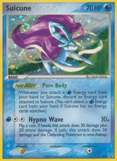 Suicune Promo card from Nintendo Black Star Promos
