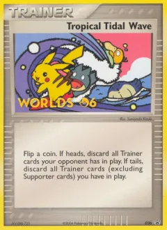 Tropical Tidal Wave Promo card from Nintendo Black Star Promos