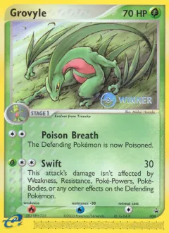 Grovyle Promo card from Nintendo Black Star Promos