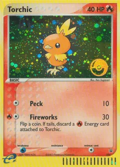 Torchic Promo card from Nintendo Black Star Promos
