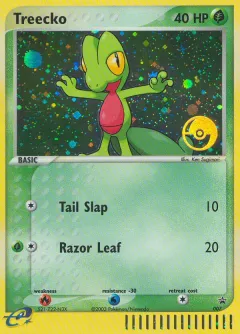 Treecko Promo card from Nintendo Black Star Promos