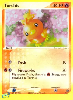 Torchic Promo card from Nintendo Black Star Promos
