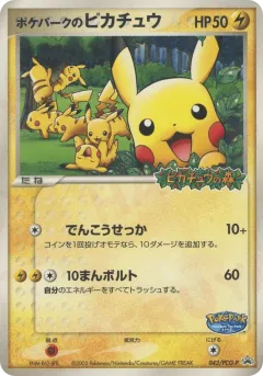 PokéPark's Pikachu Promo card from PCG Promos
