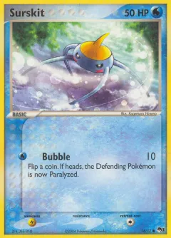 Surskit Common card from POP Series 1