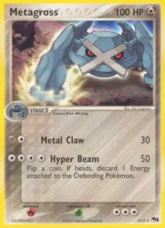 Metagross Rare card from POP Series 1