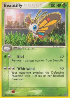 Beautifly Uncommon card from POP Series 1