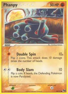 Phanpy Common card from POP Series 2