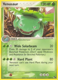 Venusaur Rare card from POP Series 2