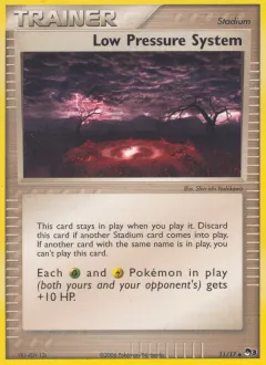 Low Pressure System Uncommon card from POP Series 3
